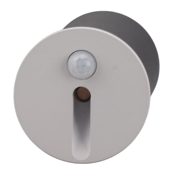 LED-trinlys op til 3 m sensor IP65 vandtæt aluminium 3000K udendørs trappelys til baghave 110-240V