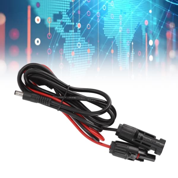 16AWG solcelleforbindelse til DC 5,5 mm hanadapterkabel kobber solcellepanel forlængerkabel
