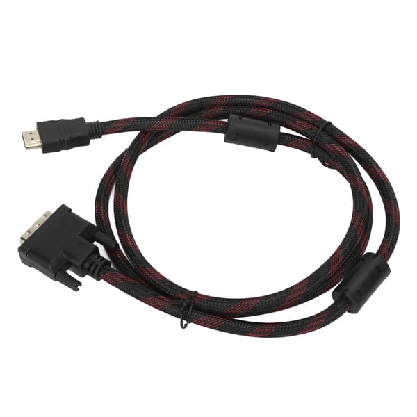HD Multimedia Interface till DVI-kabel DVI 24+1 till HD Multimedia Interface-kabel för Raspberry Pi 1,4m/4,6ft