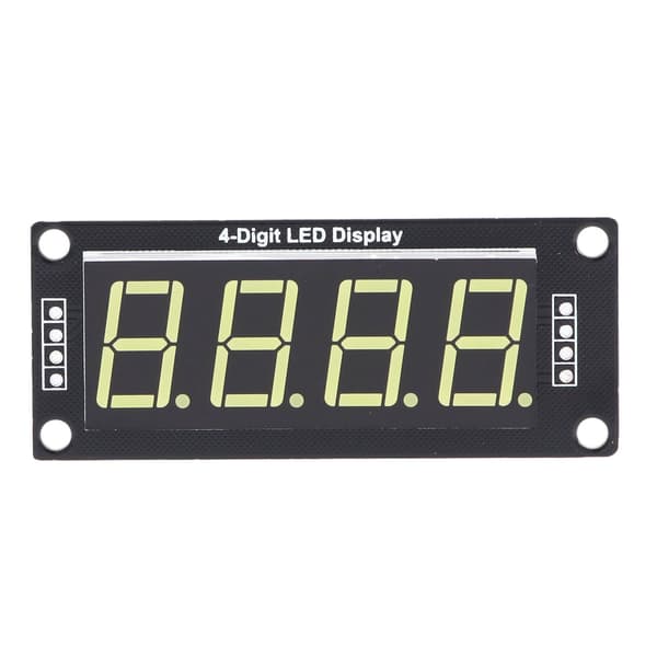4 stk. 4-bit 7-segment LED-displaymoduler 0,56\" rød printplade ur-sæt MRA172C