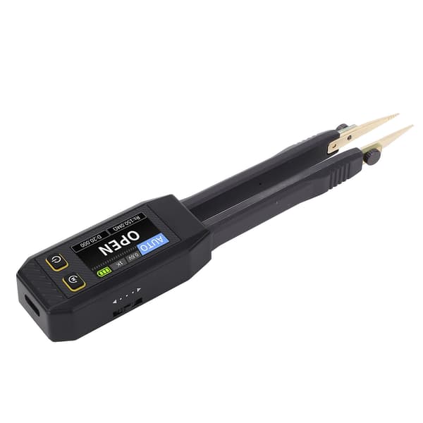 Præcision SMD Pincet Multimeter ESR Meter Kompakt Digital Kapacitans Tester
