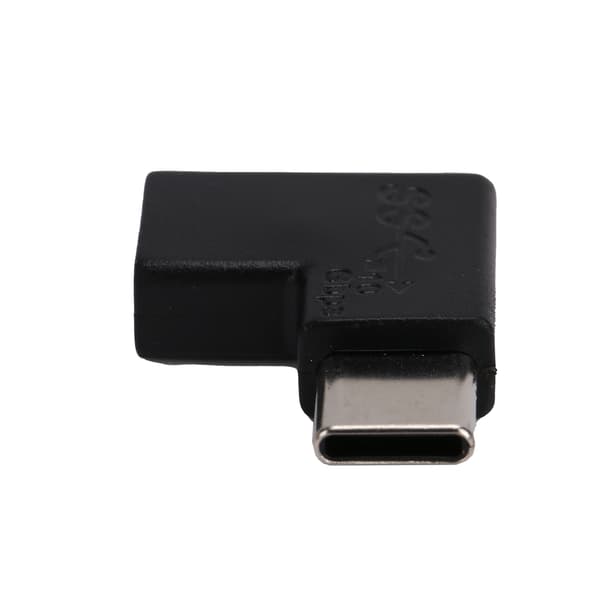 90 graders Type C hun til han adapter 10 Gbps hurtig opladning USB 3.1 TypeC stik