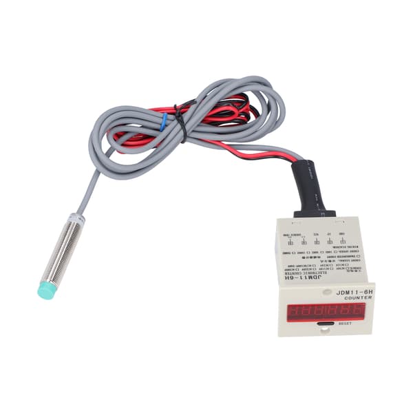 Digital Elektronisk Tæller Metal Kontaktsensor Panel Nulstil JDM11-6H DC12-24V