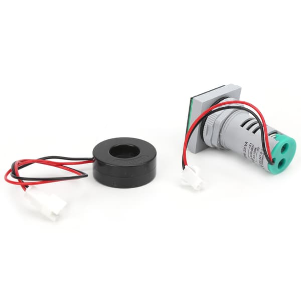 2i1 Volt Amp Meter AD16-22FVA, AC Spændingsstrømstester, Grøn LED-indikator