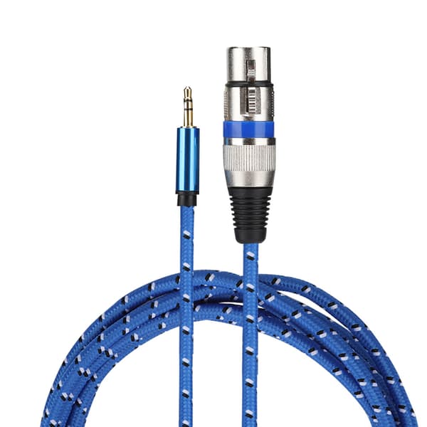 3,5 mm Stereo til XLR Hun Audio Kabel Stik Adapter Patch Ledning 3 Meter
