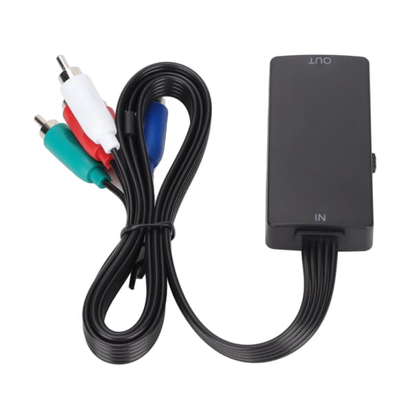 YPbPr til HD Multimedia Interface Adapter Komponent 1080P AV Konverter til DVD HDTV Skærm