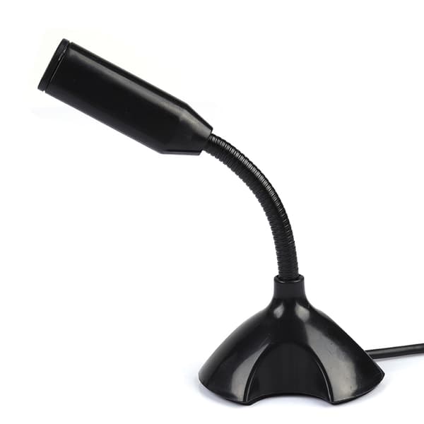 Mini Kondensator USB 2.0 Mikrofon Fleksibel Bordstativ Mikrofon til PC Bærbar
