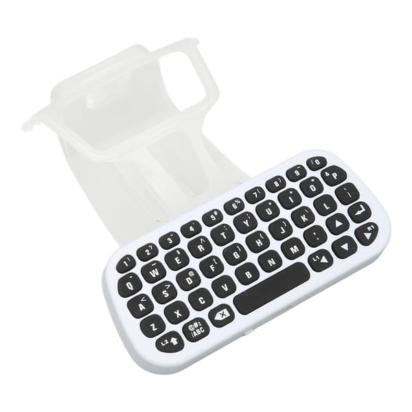 Controller Tastatur Professionel Chat Stemme Trådløs Bluetooth Controller Tastatur med Clip Holder til PS5 Controller
