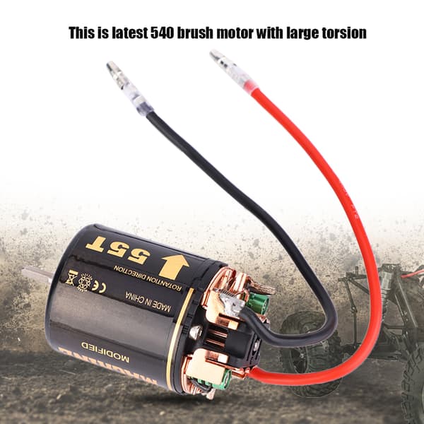 55T Universal RC Modelbil 540 Børsteløs Motor til Store Lastbiler/Klatrebilsmodel