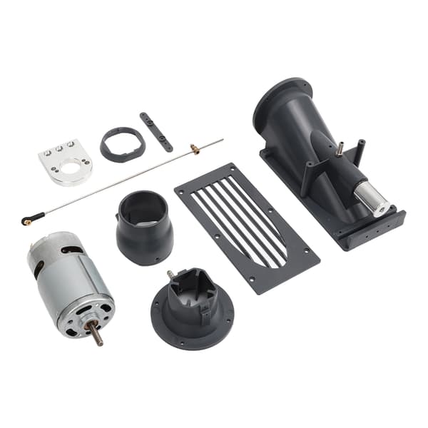40 mm RC Båt Jetpump Thruster RC Båt Thruster Jetpump Set med 775 Borstad Motor Grå