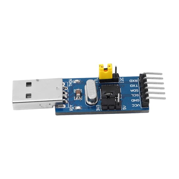 USB-I2C/UART TTL-sarjamuunninsovitinmoduuli hyppyjohdoilla