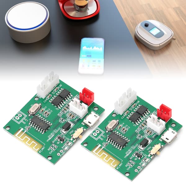 1 par effektforstærkermodul forstærkerkort lydstereo højttaler til Bluetooth 5.0 TWS 3.7-5V