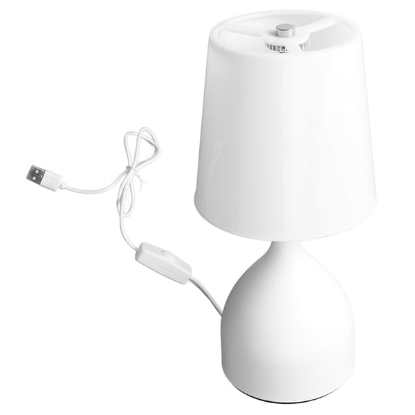 Sängbordslampa 5V Dimmer Touch Switch Vit Nattduksbordslampa för Barnrum Vardagsrum Sovrum Kontor
