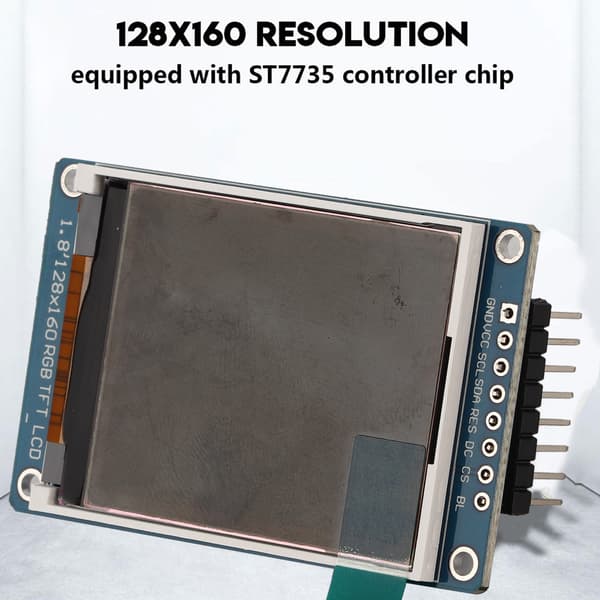 1,8 tommer TFT 128 x 160 farve LCD-skærm display controller modul