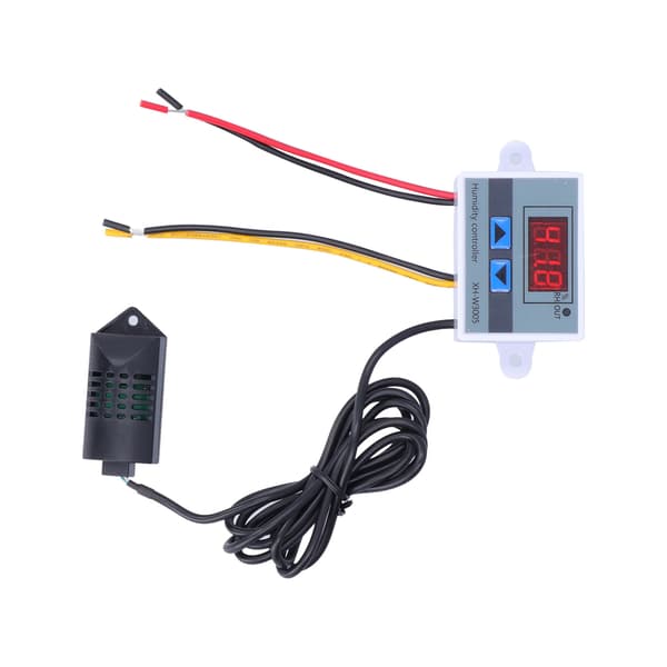 Fuktighetsregulator Mikrodatordigital Termostatsensor för växthus svampodling