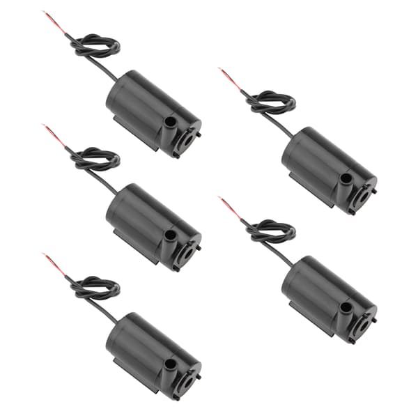 5 st/set DC 3V -5V Mini vattenpump dränkbar för akvarium fontän akvarium