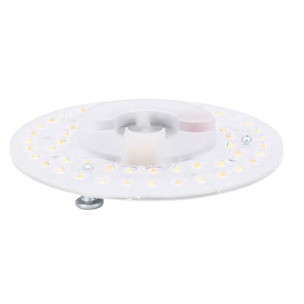 4,9 tommer LED-lysmotor eftermontering magnetisk loftventilator LED-lyserstatning 3 farver energibesparende rund