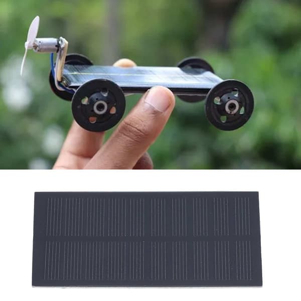 1W 5V Monokrystallinsk Solpanel Bærbart Modul til 3.7V Batteriopladning