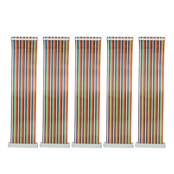 5 stk. GPIO-kabel til Raspberry Pi han til hun 40-polet ledning computertilbehør 20 cm han til hun