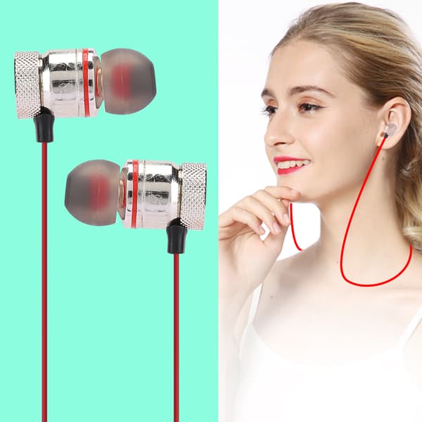 Langaton Bluetooth-urheilukuuloke InEar-melunvaimennuskuuloke (punainen)