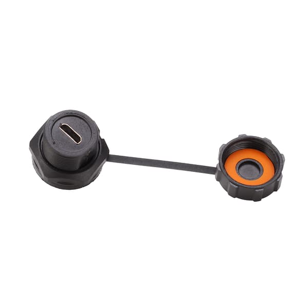Vedenpitävä Micro USB Naarasliitin IP67 Piirilevymount takaliitin E10MCTF1F