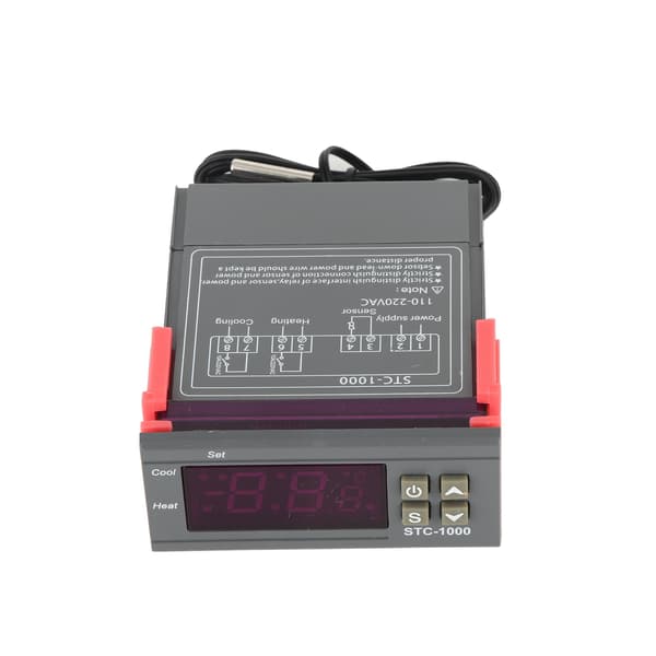 110-220V Digital termostat med temperatursensor Elektrisk temperaturregulator