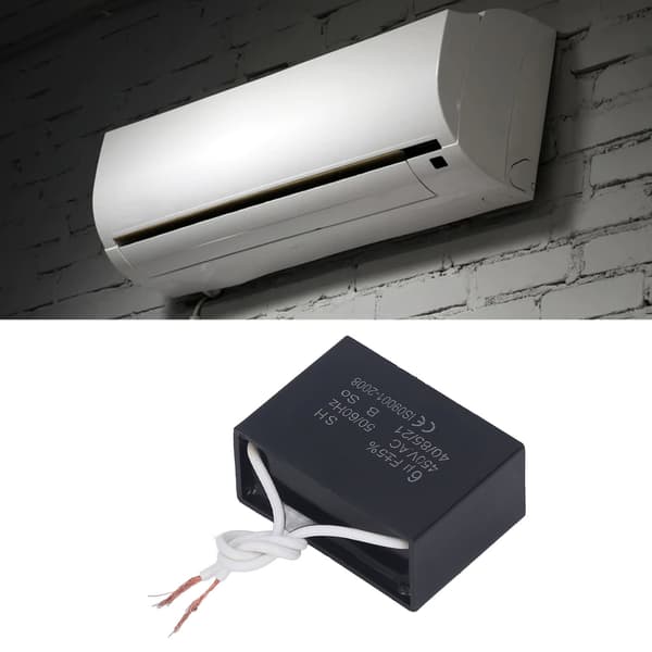 Motorstartkondensator 450V AC 6uF 50/60Hz, tilbehør til ventilatorpumpegenerator