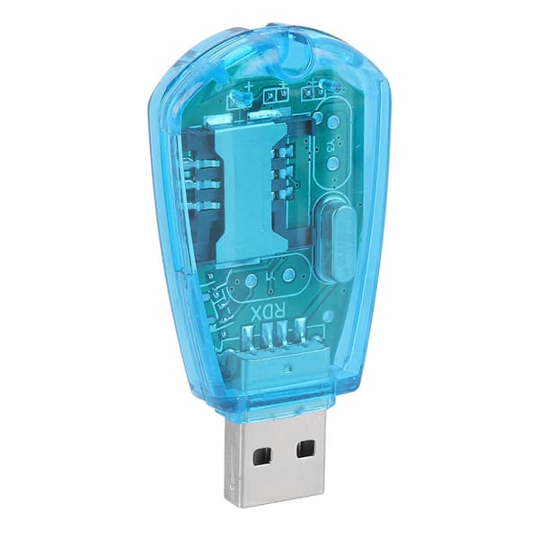 Mobiltelefon SIM-kortlæser USB-kopieringsbackup-læser med CD til QQ/ICQ/MSM/PC-computer