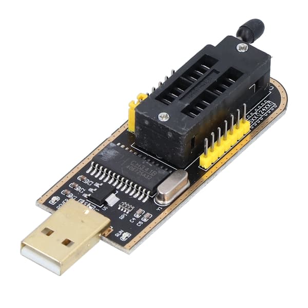 CH341A USB BIOS-programmørmodul EEPROM Flash-chip til fejlfinding og backup