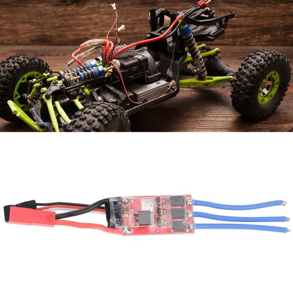 15A 2‑4S ESC Elektronisk Hastighedsregulator Tilbehør til 1/28 1/24 RC Bilmodel