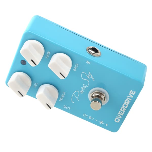 Overdrive Pedal Elgitarr True Bypass Effekt EQ Musikinstrument Tillbehör