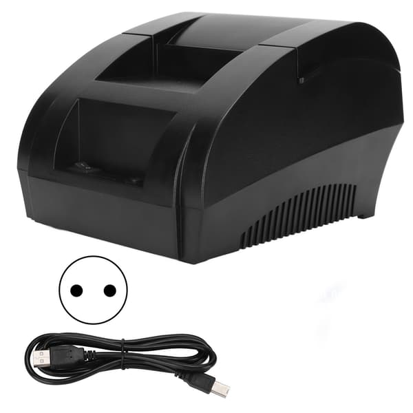 Termisk printer 5890K 90mm/s højhastigheds termisk etiketprinter til Windows til OS til Linux System EU-stik