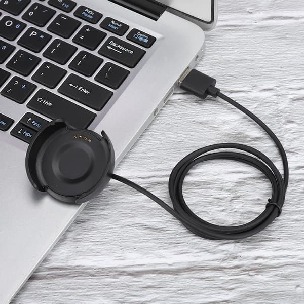 Til Amazfit Watch 3 A1801 Kompakt USB-ur-opladerkabel med rund basedock