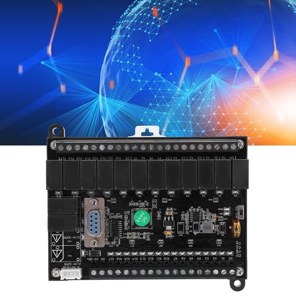 PLC Analog FX1N-30MR Kontrollkort, DC10-28V Fördröjningsrelämodul, Programmerbar Timer