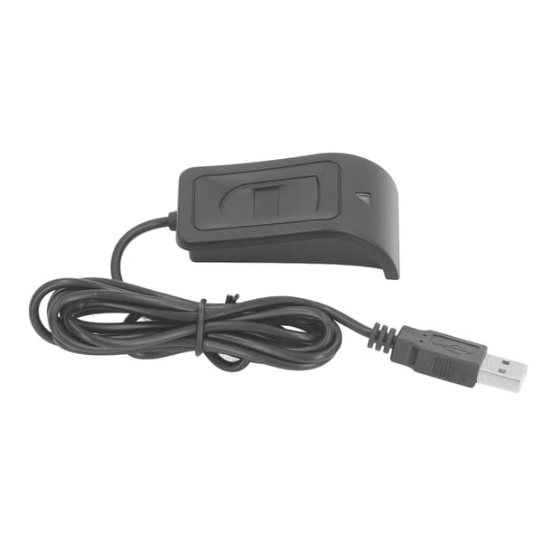 Fingeraftryksscanner USB Kapacitiv Biometrisk Læser til Windows 10, 5V DC, Sort