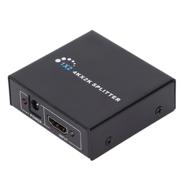 HD Multimedia Interface Splitter 1 ind 2 ud HD Multimedia Interface Extender til skærme LCD-tv-computere 100-240VEU-stik
