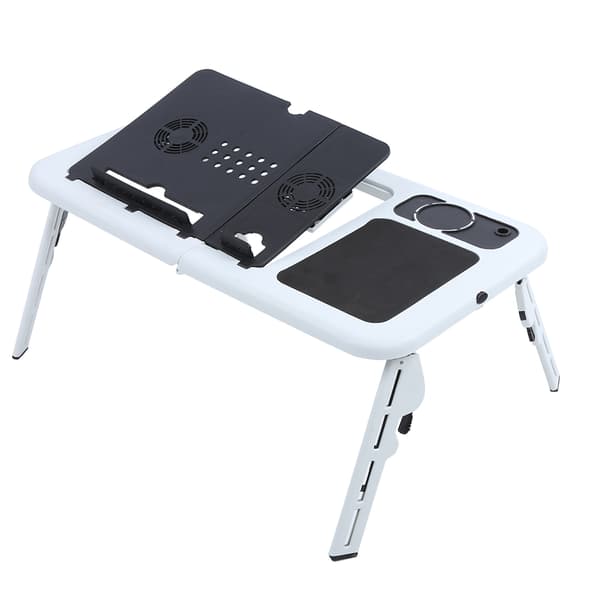 Bärbar dator Notebook PC Fällbar Bärbar Bil Säng Soffa Skrivbordsställ Bord Bricka Kylfläkt