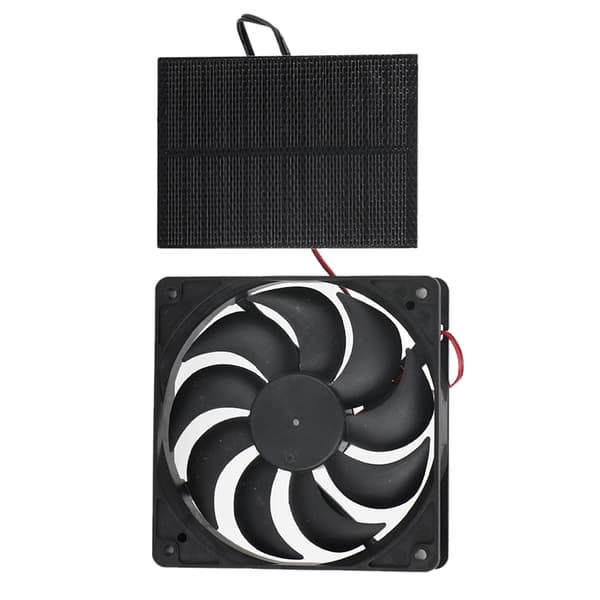 3W solpanelventilatorsæt Solpaneludstødningsventilatorsæt til badeværelse og kæledyrshus