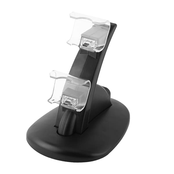 USB Dobbelt Oplader Dockingstation Stand til PS4 til Playstation 4 Slim/Pro Controller