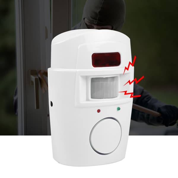 Trådlös PIR-rörelsesensor detektor säkerhetslarmsystem fjärrkontroller för hemgarage