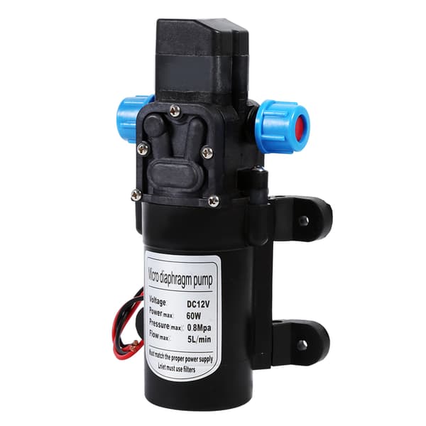 DC 12V Vattenpump Högtryck 116Psi Självsugande Husvagn Camping Båt