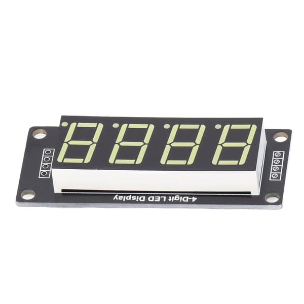 4 stk. 4-bit 7-segment LED-displaymoduler 0,56\" rød printplade ur-sæt MRA172C