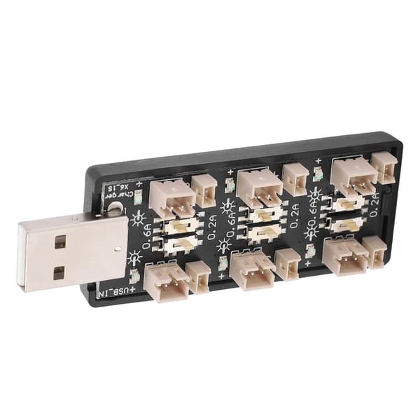 6-kanals USB lithium batteriopladerkort 3.7V 4.2V modul til DIY strømforsyning