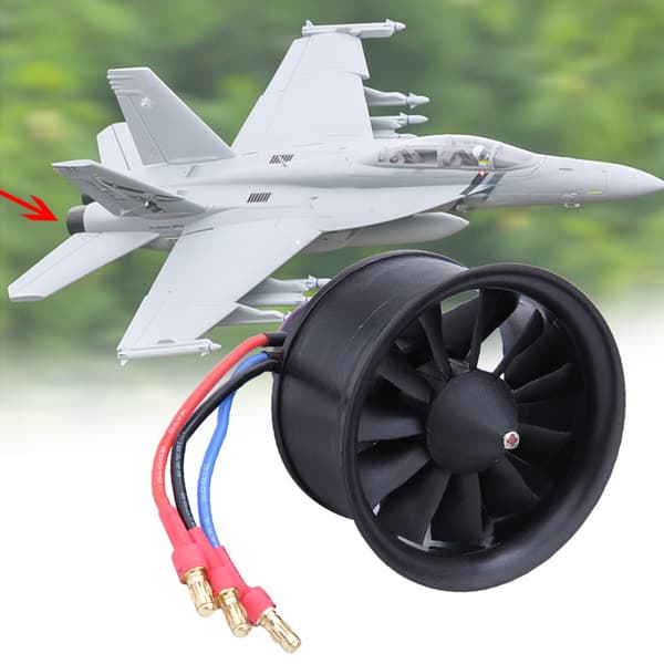 Til EDF 50mm 11-bladet ventilatorpropel med motor til RC flymodel tilbehør KV4300 4S