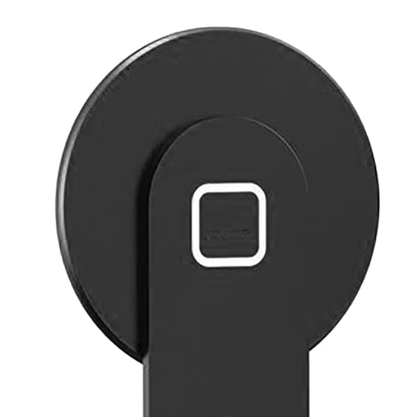 Magnetisk telefonholder til iPhone 12 13, bærbar kantmontering i aluminiumslegering, stærkt greb, sort