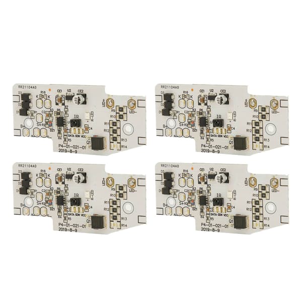 4 STK Solar LED Lys Controller Board til 3.2V 3.7V 6.4V 7.4V 11.1V 12.8V Batterimodul