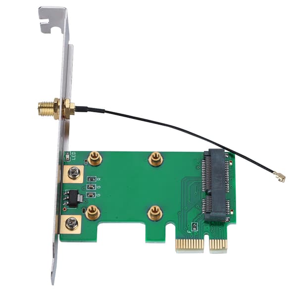 Mini PCI-E till PCI-E Riser-kort Utöka externt adapter nätverkskort