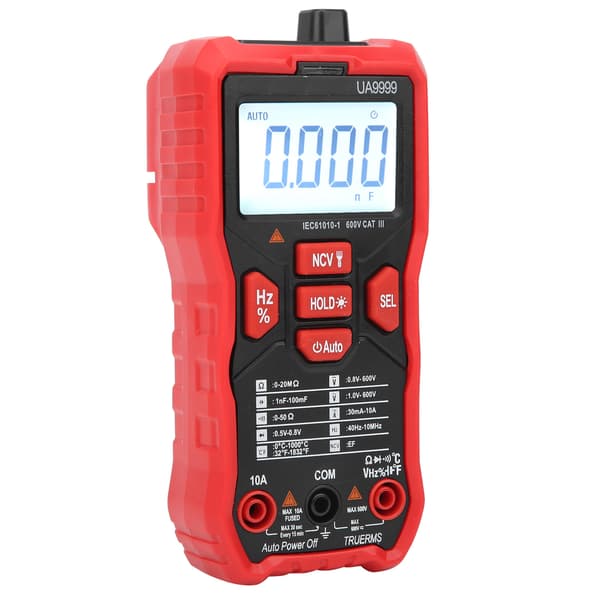 UA9999 Digital Multimeter Noggrann AC/DC Voltmeter Kapacitans Resistans Ohm Testare