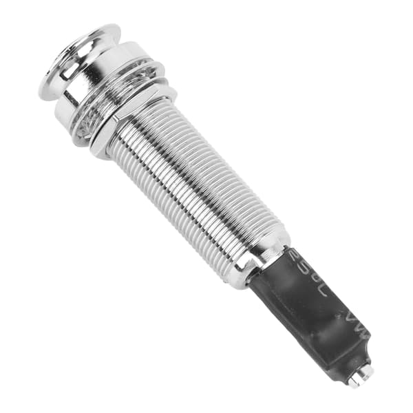 Gitarr Jack Pickup 6,35 mm Utgång Barrel Jack Socket Cylinder för Elgitarr Pipa Ukulele Citra