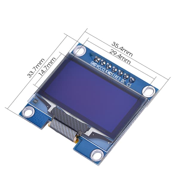 1,3 tommer IIC seriel 128 x 64 OLED 12864 skærmmodul SSH1106